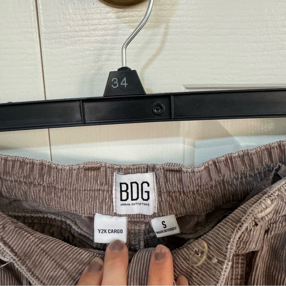 BDG Y2K Cargo Corduroy Brown Size S - Picture 4 of 7